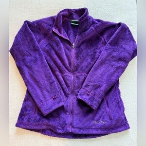 Marmot Purple Zip Up Fleece Jacket